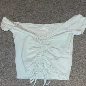 Hollister small off the shoulder crop top